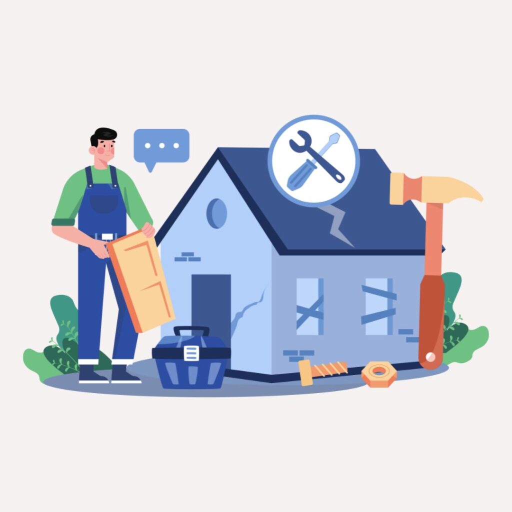 A young boy fixing his home - Home Buy Cash